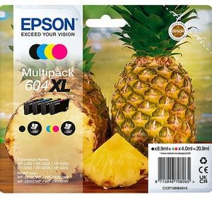 Pack 4 Cartuchos Epson 604 Originales Alta Capacidad